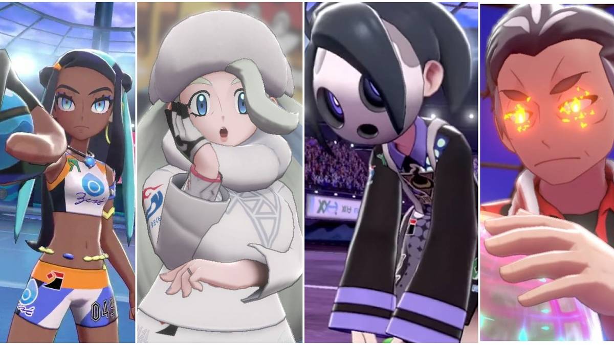 Nessa, Melony, Allister, Kabu Pokemon Gym Leaders