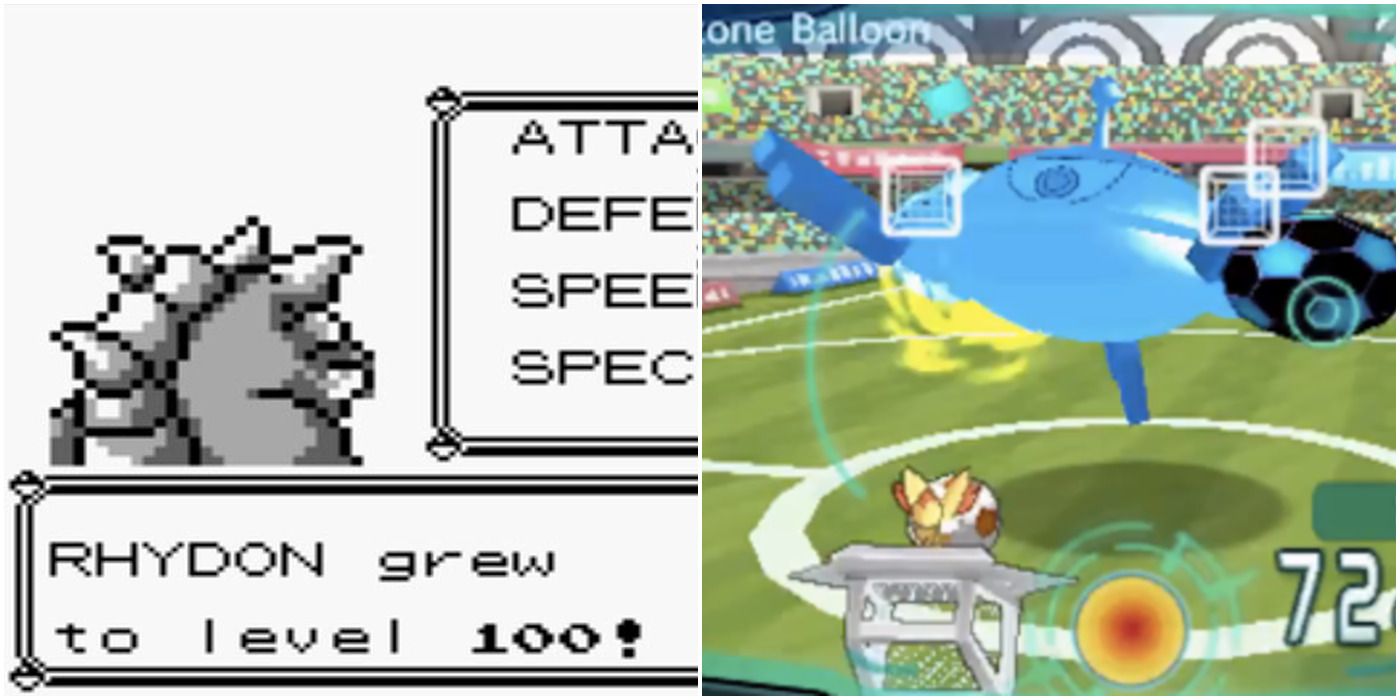Pokemon Red Level Up and Pokemon X Super Training Sequence