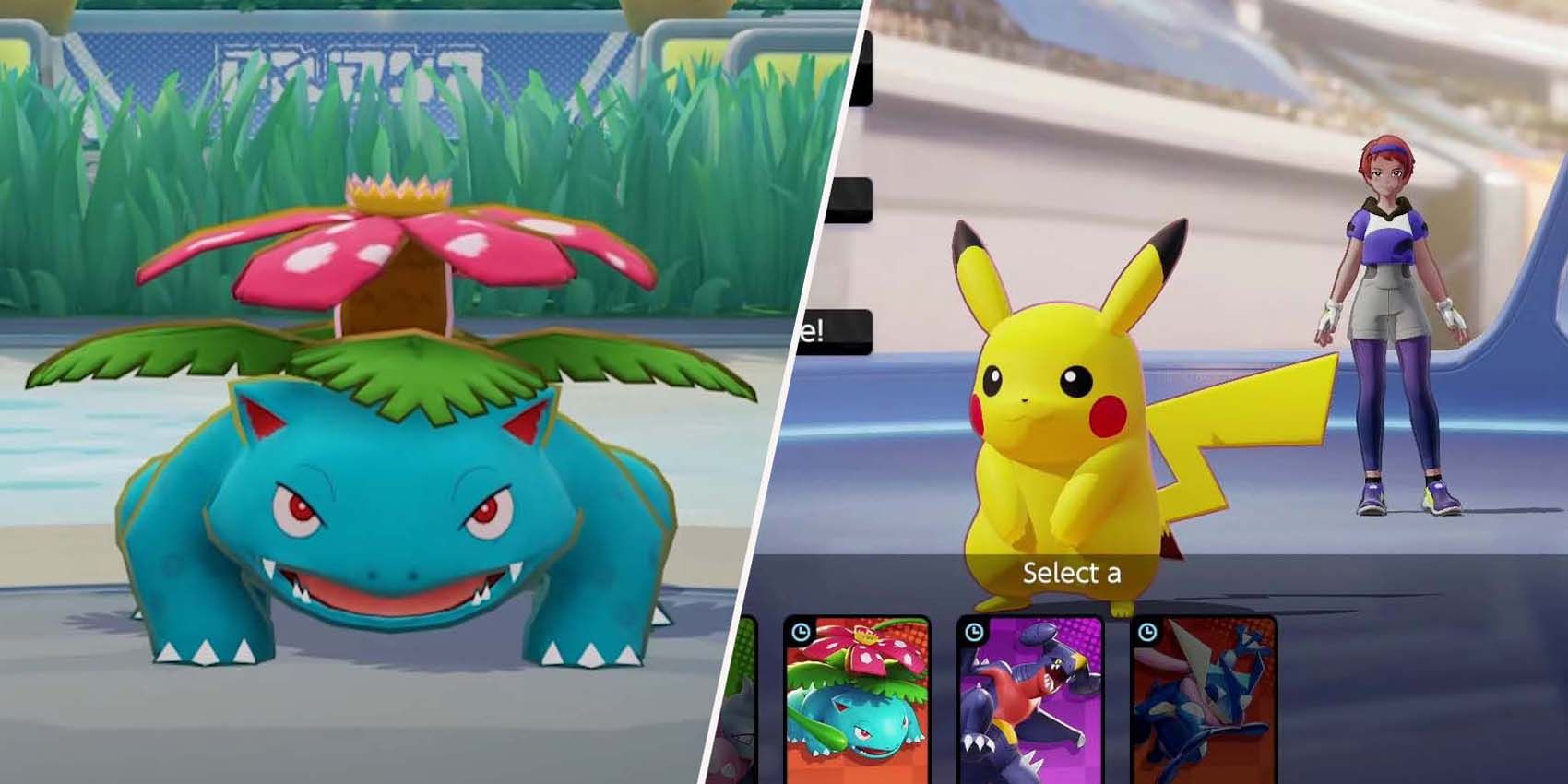 Pokemon Unite Attackers -Venusaur, Pikachu