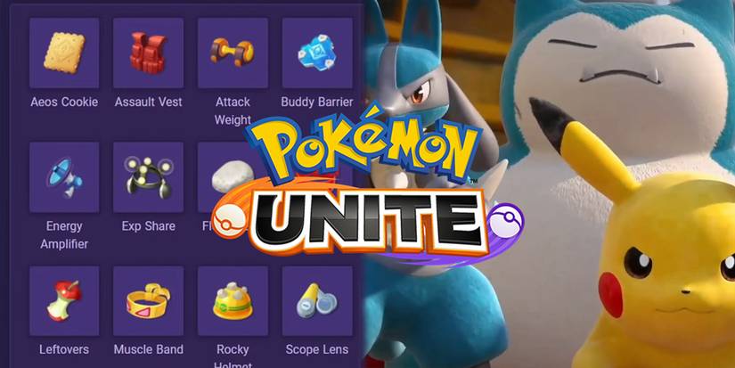 Pokemon Unite - Best Held Items Ranked Header
