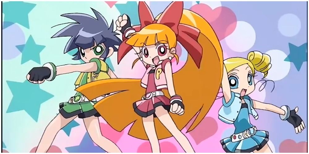 Bubbles, Blossom, and Buttercup in Powerpuff Girls Z