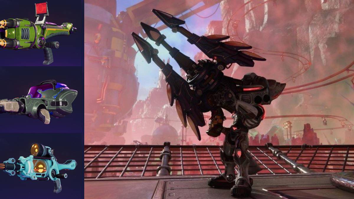 Rift Apart's Weapon Tiers.