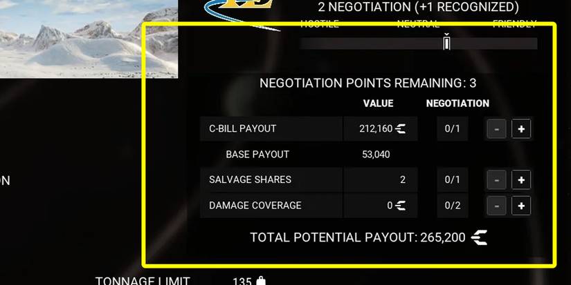Remember negotiating power - Mechwarrior 5 Mercenaries Money Tips