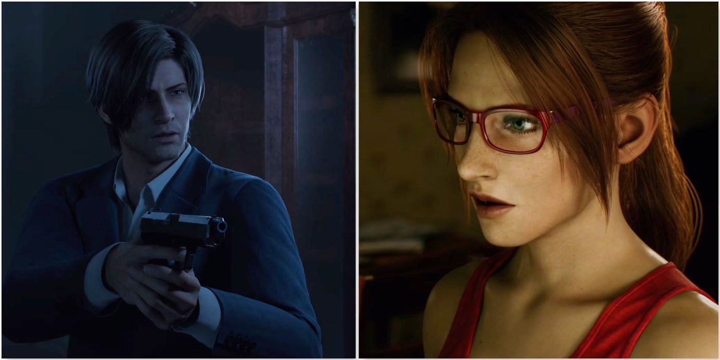 Leon (left) and Claire (right)