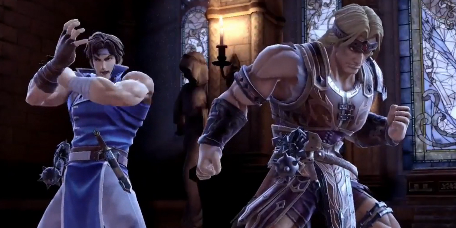 Simon and Richter On Dracula's Castle Stage Smash Ultimate