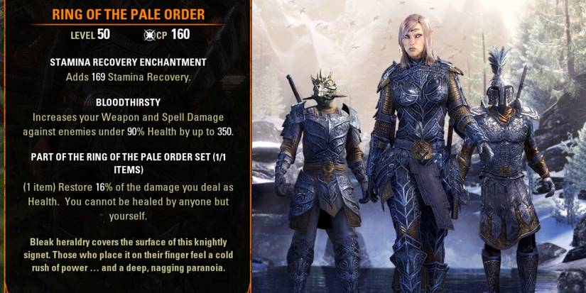 Ring of the pale order elder scrolls online bond collected