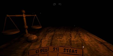 sacrifices must be made, scales, cards, and a stranger staring in Inscryption