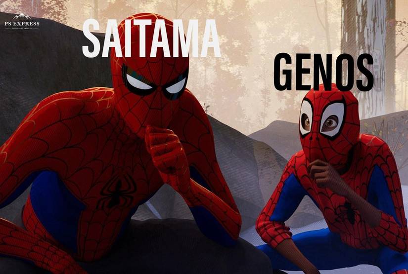 One Punch Man Genos Spiderman Meme