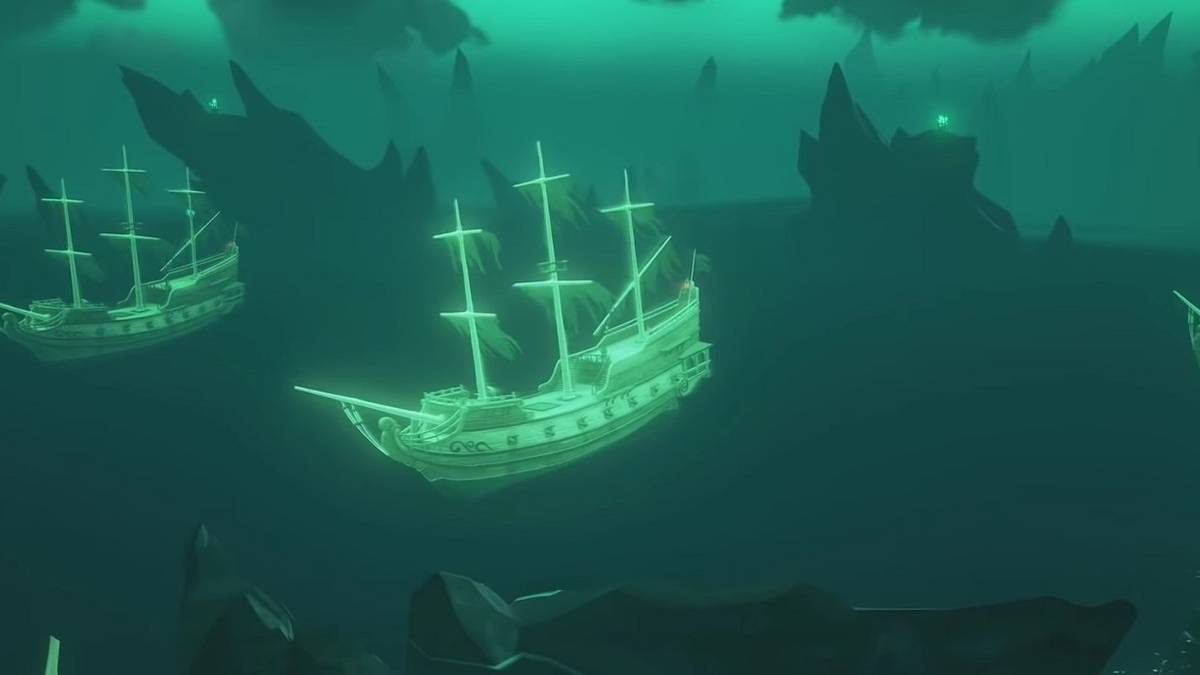 Sea Of Thieves green ships