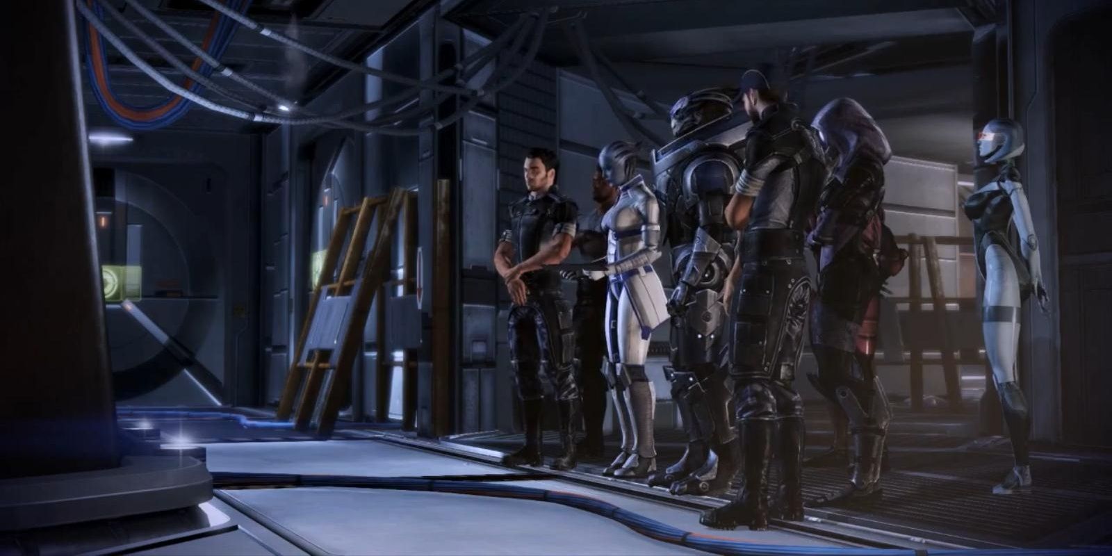 Shepard's Crew mourns his loss but will look for him if they have a clue of his survival