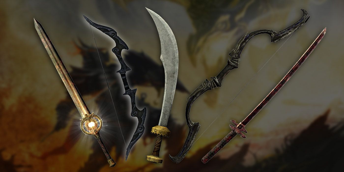 skyrim special edition unique weapons mod