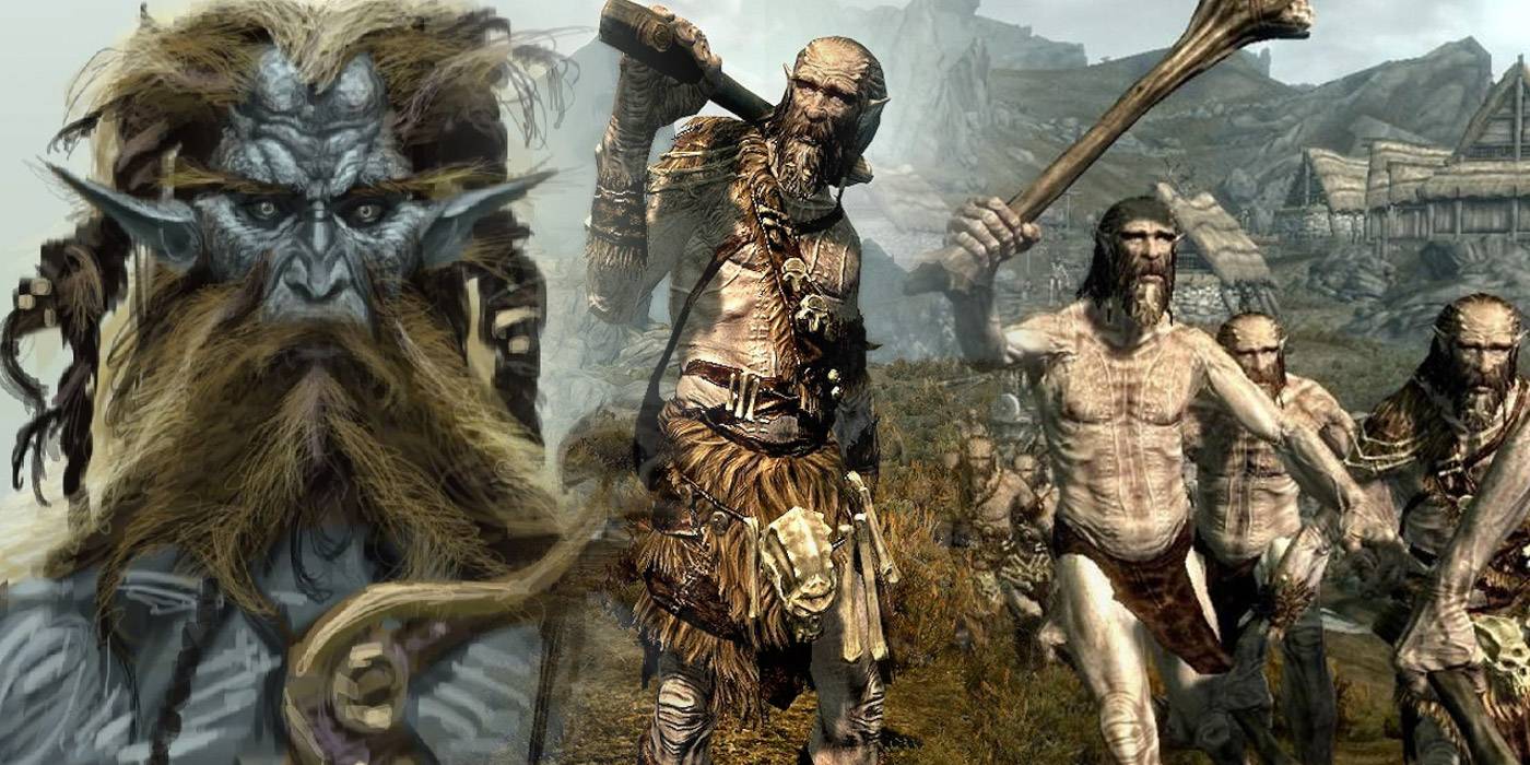 Elder scrolls giants