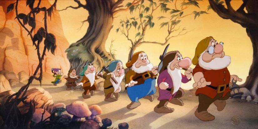 The dwarves in Snow White