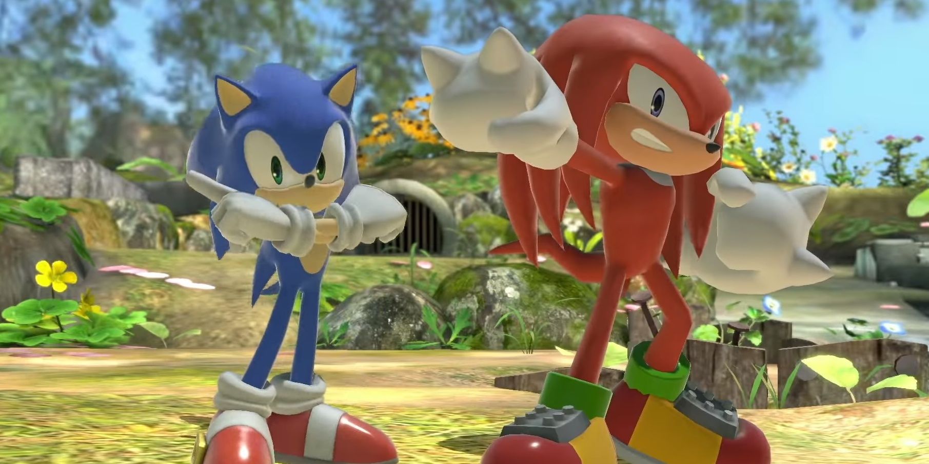 Sonic And Knuckles Assist Trophy In Super Smash Bros. Ultimate