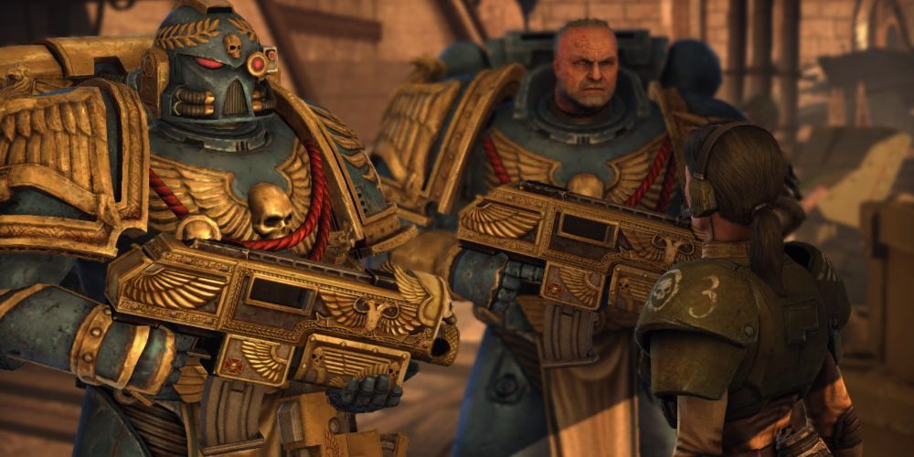Captain Titus And His Veterans In Warhammer 40K Space Marine