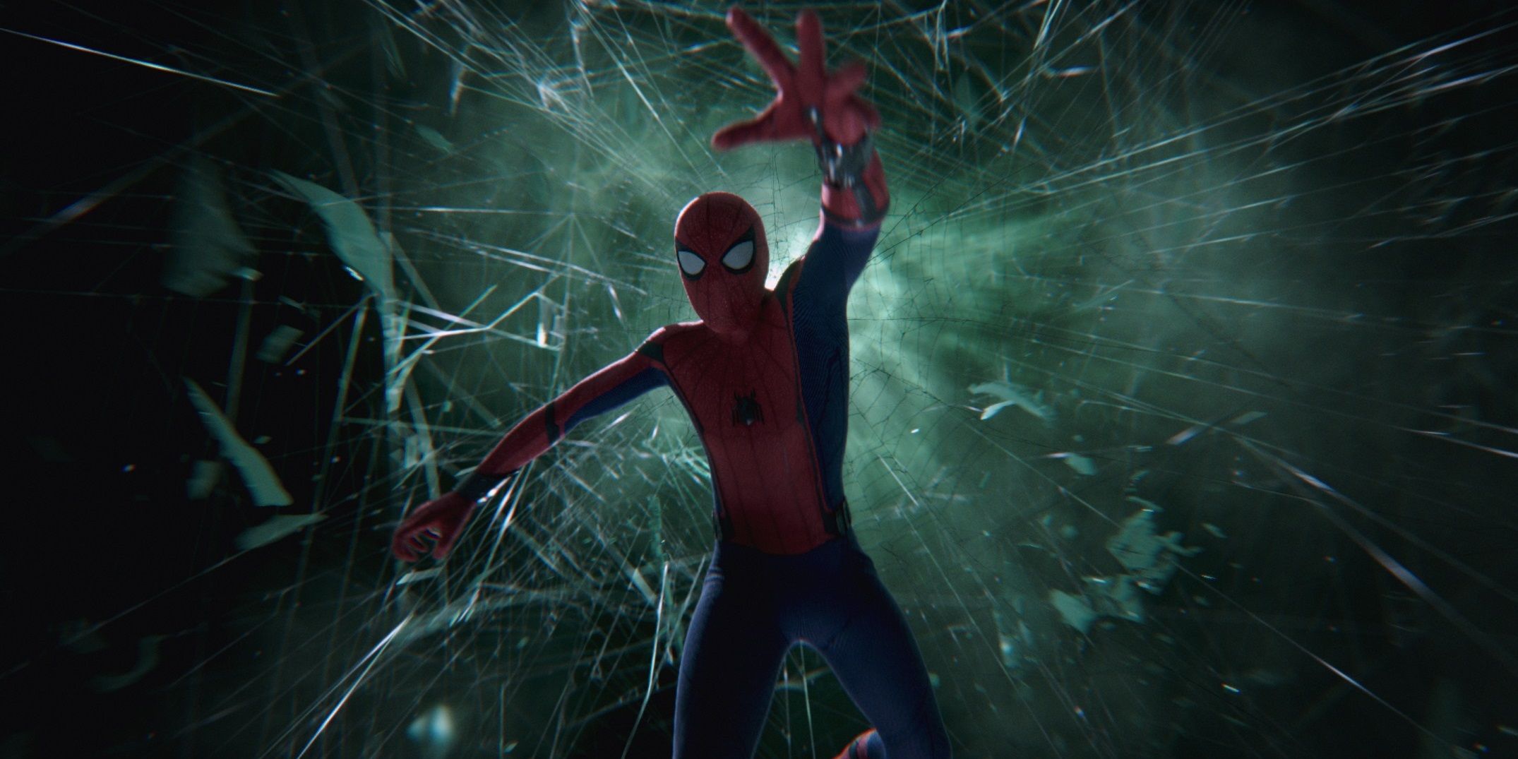 Spidey caught in a Mysterio illusion in Spider-Man Far From Home