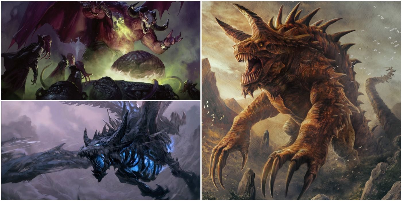 A Split Image Of High-Level Monsters