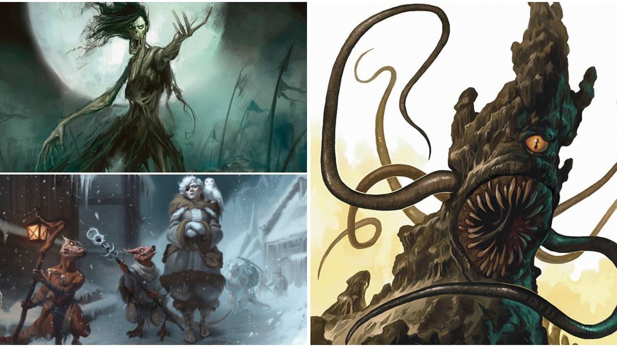 A Split Image Of Low-Level D&D Monsters