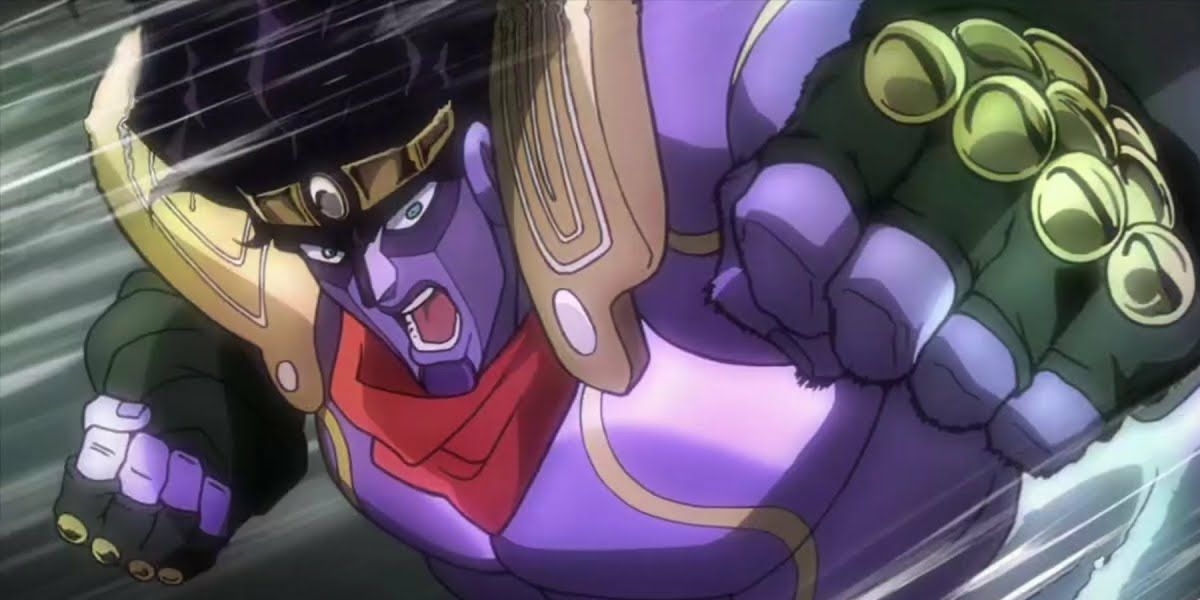 Star Platinum unleashes a punch