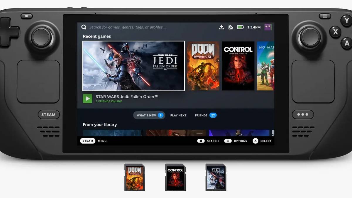 Steam Deck may offer cartridges