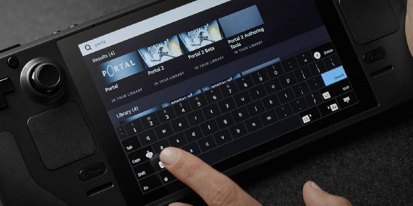 Steam Deck touchscreen
