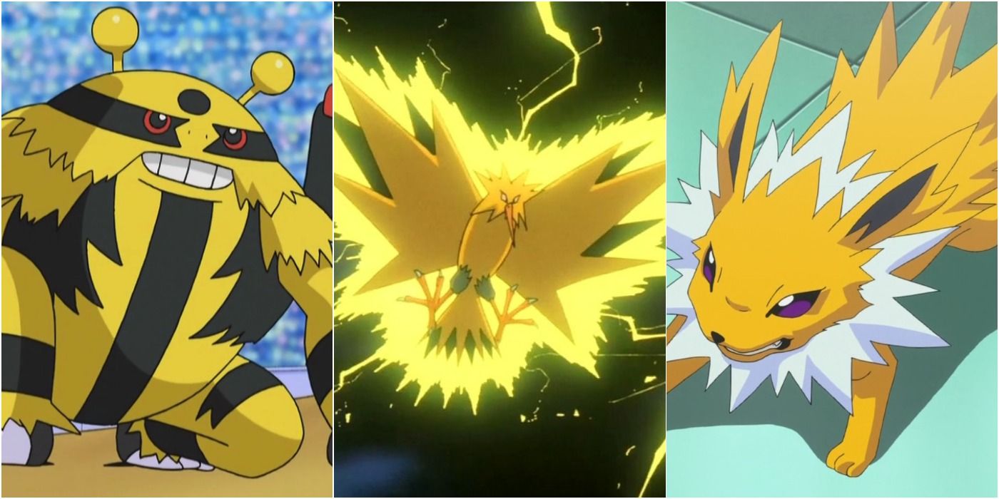 TOP 5: Melhores Pokémons elétricos - Anime United