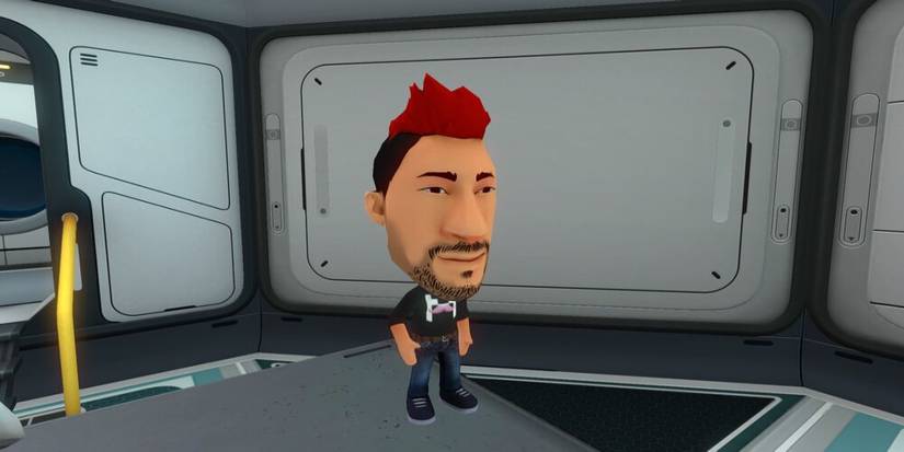 Unusual Doll Sitting On A Table