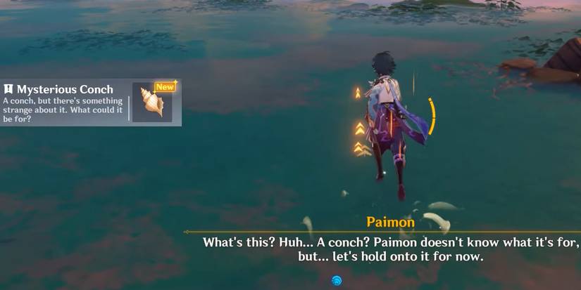 Takashi Location Genshin Impact Conch Mysterious Quest