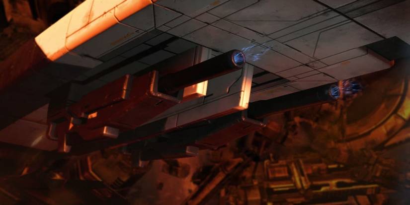 The Normandy's Thanix Cannon in Mass Effect 2