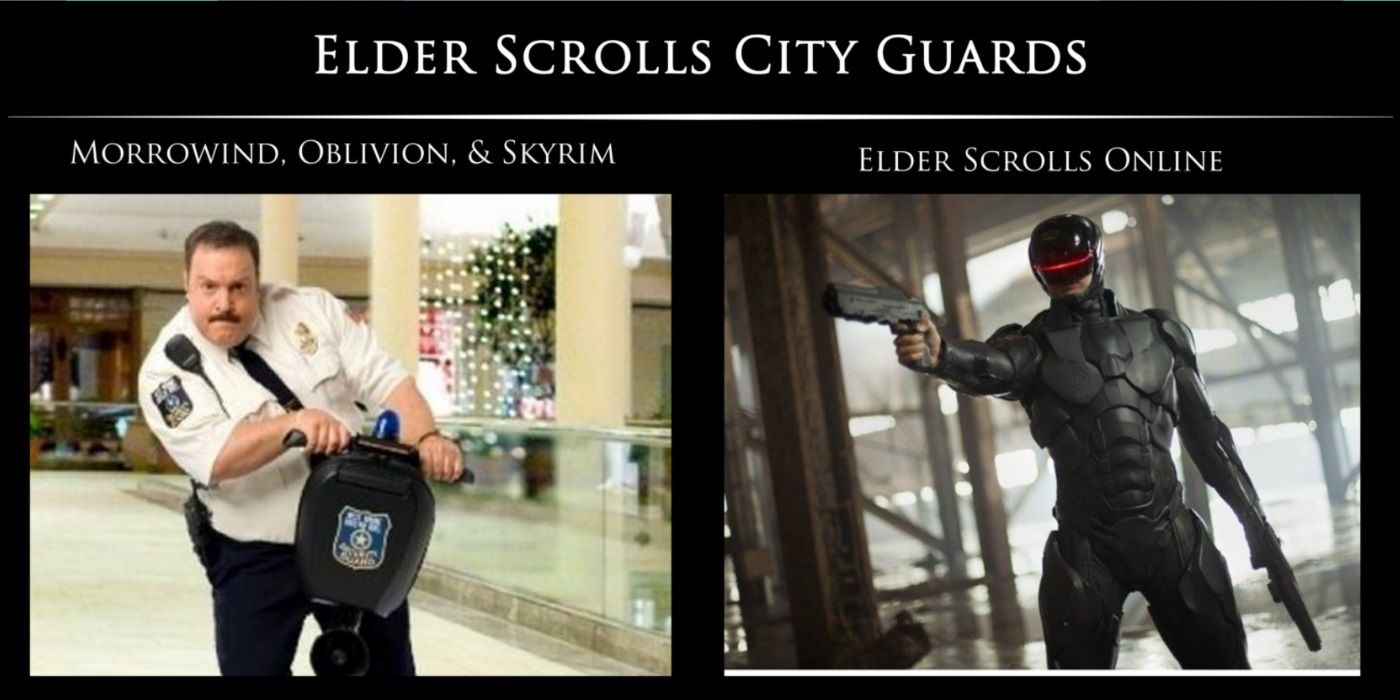 The Elder Scrolls Online 10 Memes Only True Fans Will Understand city guards