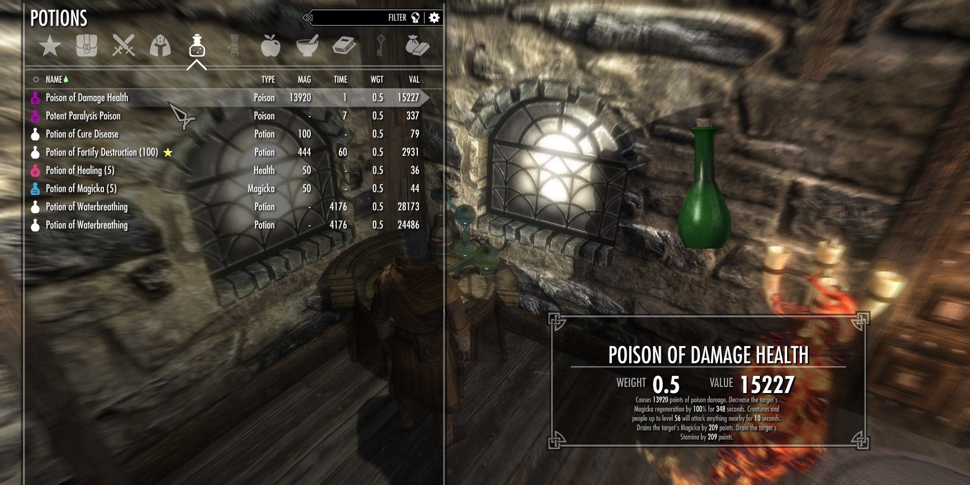 The Most Lethal Poison In Skyrim