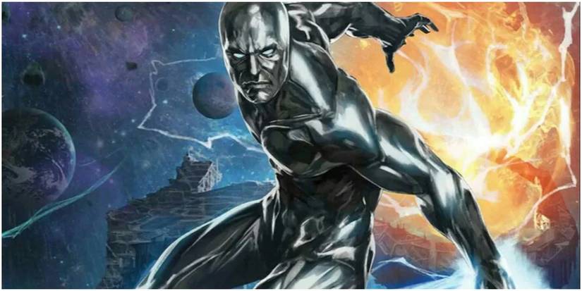 Silver SUrfer Travelling Through The Universe