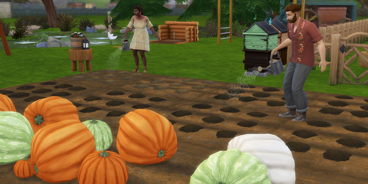 The Sims 4 Cottage Living New gardening Items