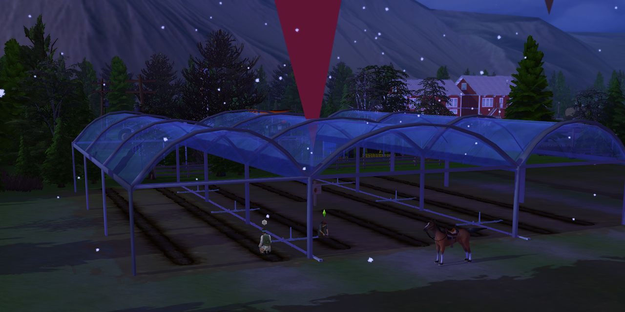 The Sims 4 Farmland Mod farm plot green house