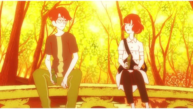 The Tatami Galaxy: Pişmanlık Döngüsü The Tatami Galaxy sahnesi