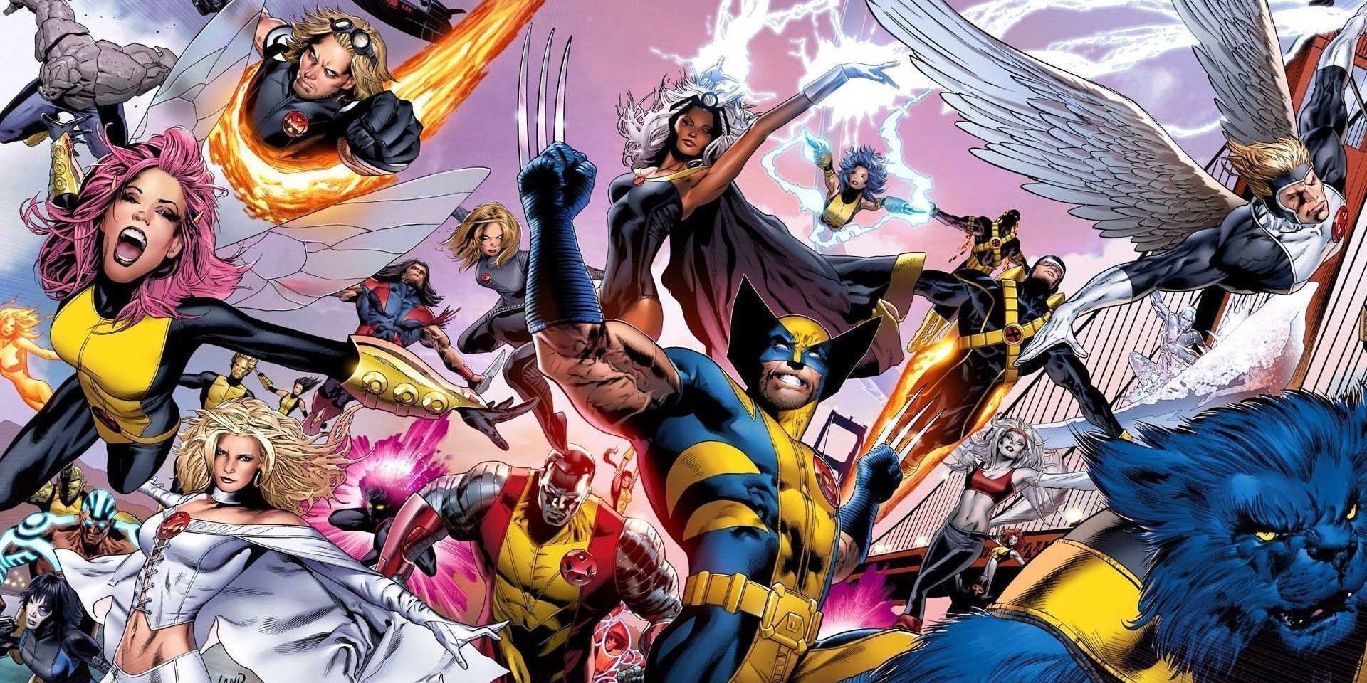 The X-Men in the Marvel comics