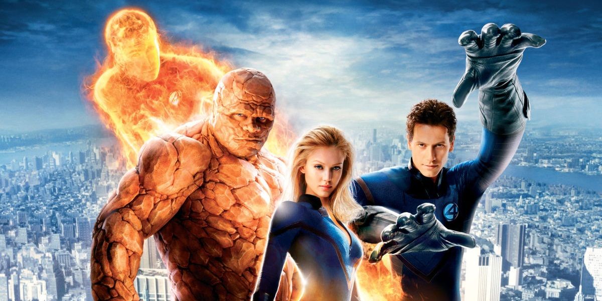 The cast of the 2005 Fantastic Four movie