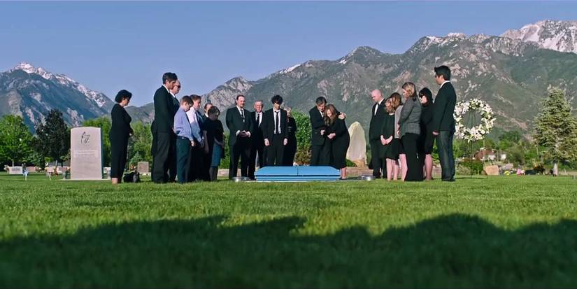 The funeral scene in Hereditary