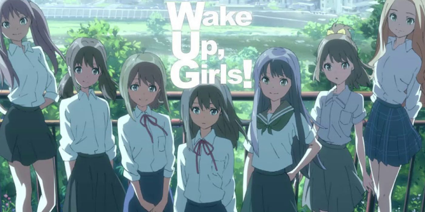 The main characters of Wake Up Girls - Best Idol Anime