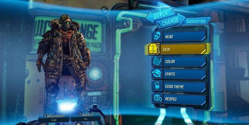 Borderlands 3 character alteration screen