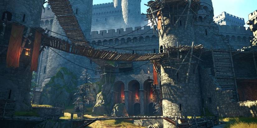 Tiny Tina's Wonderlands castle scenery