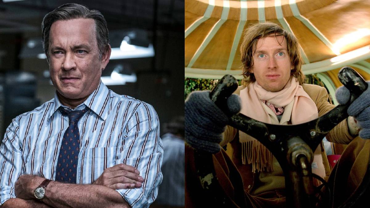 Tom Hanks in The Post and Wes Anderson The Life Aquatic