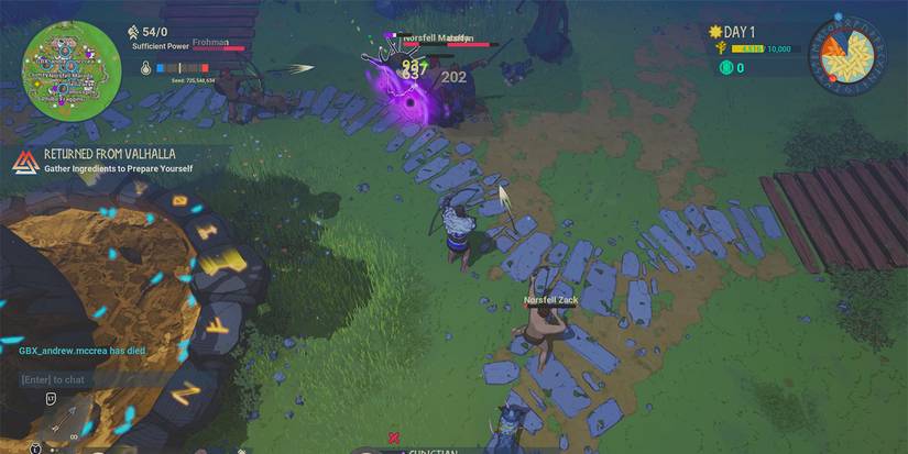 Defending against shadowy monsters from Helheim