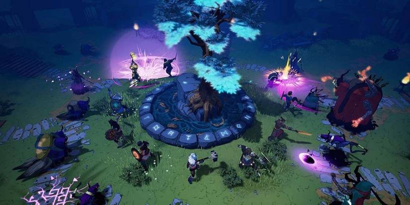 Tribes of Midgard players defend the seed of yggdrasil