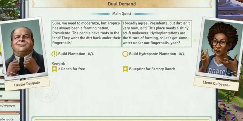 Dual Demand between Intellectuals and Conservatives from Tropico 6