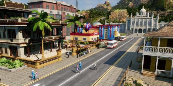 Street and buildings in Tropico 6