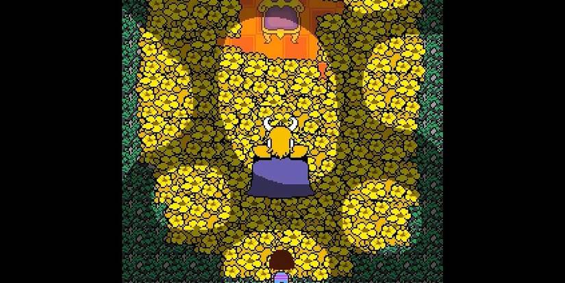 Undertale Frisk Asgore Throne Room