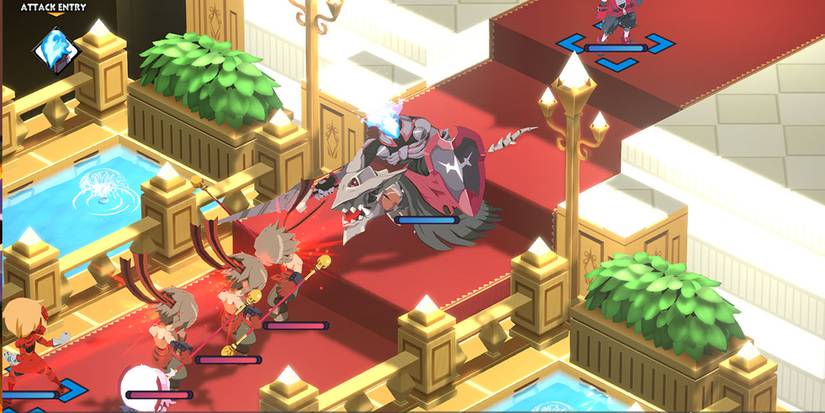 A Horseman doing a multi-attack