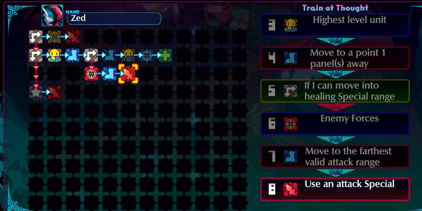 The Demon Intelligence interface