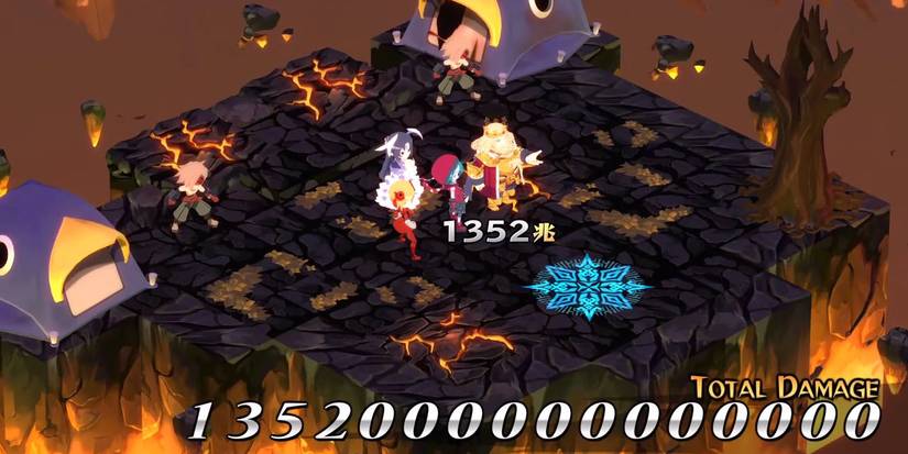 A character doing a high-damage attack